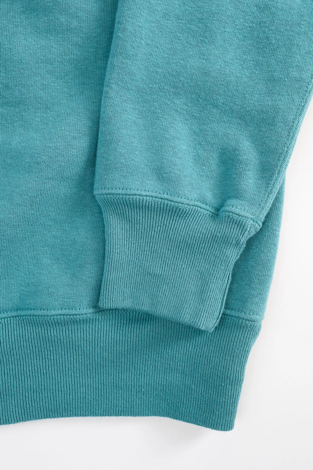"Tsuriami" Loop Wheel Sweatshirt - Turquoise