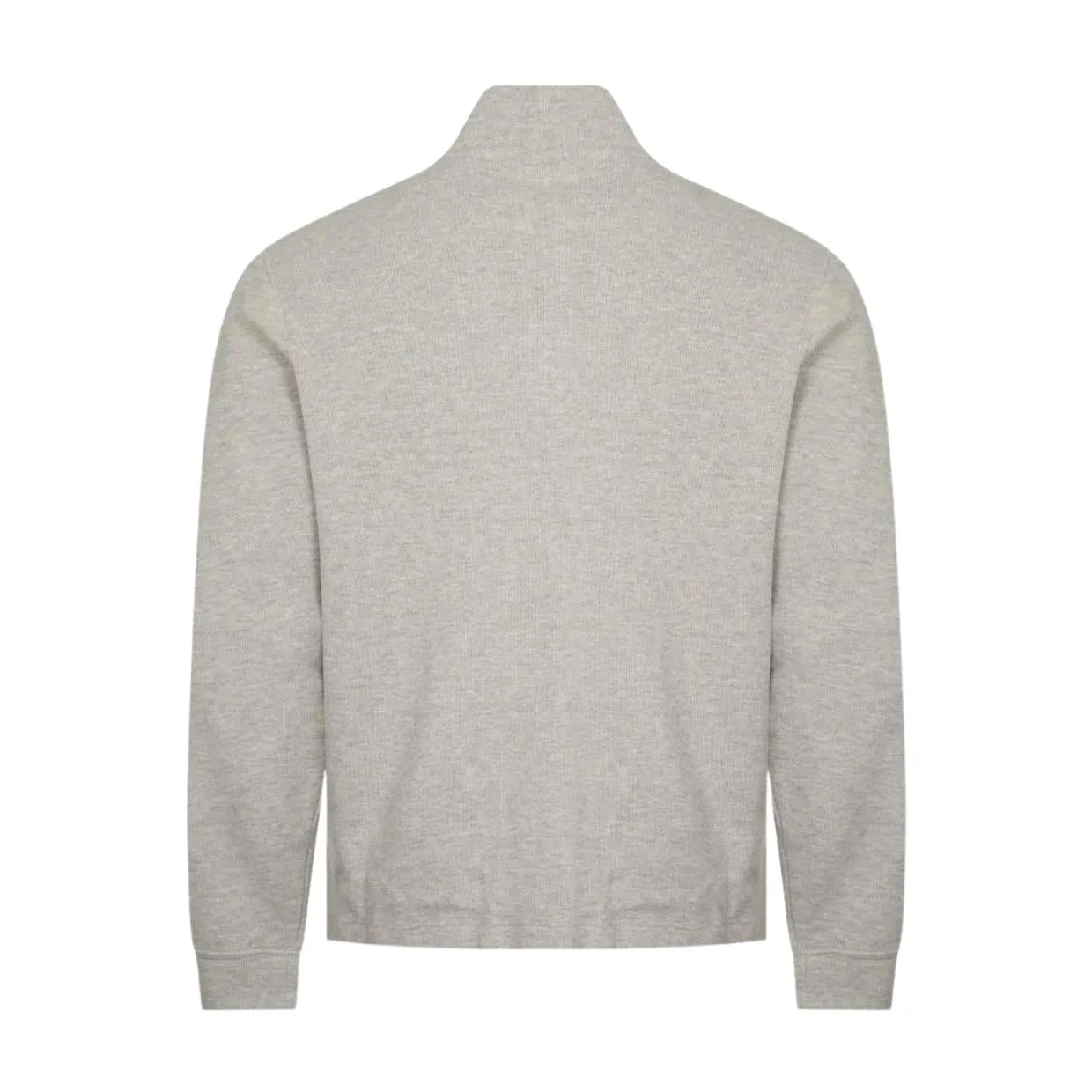 Ralph Lauren Half Zip Logo Grey Sweatshirt