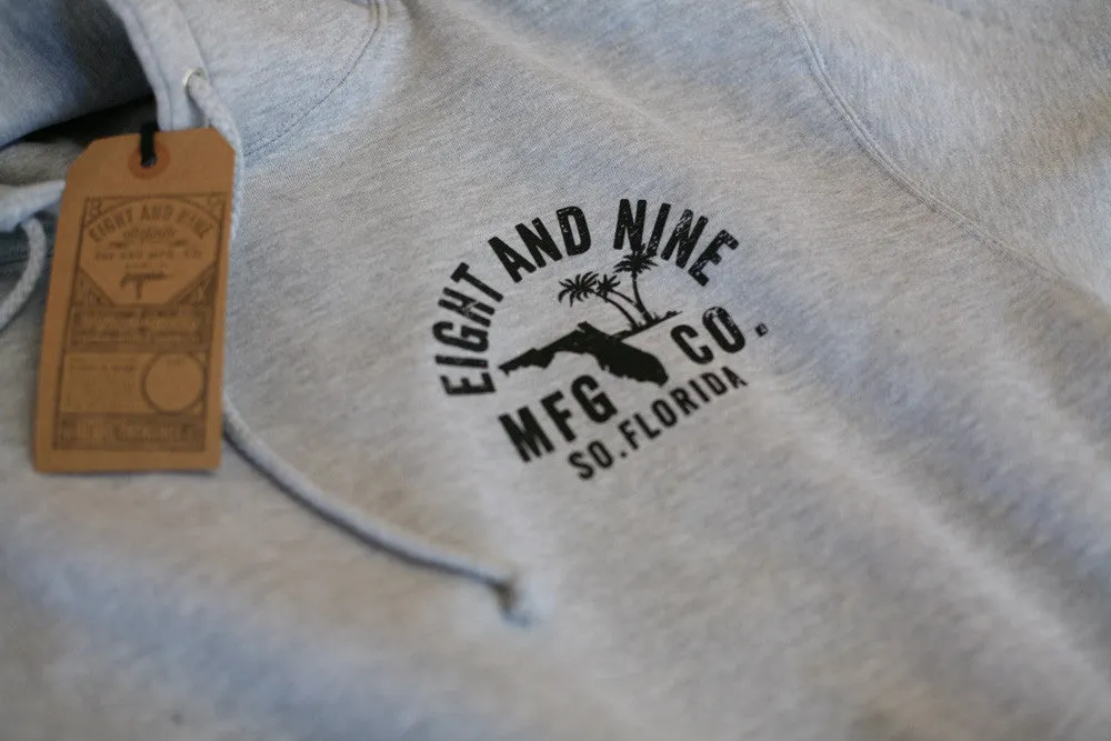 Rollin' Up Hooded Sweatshirt Grey