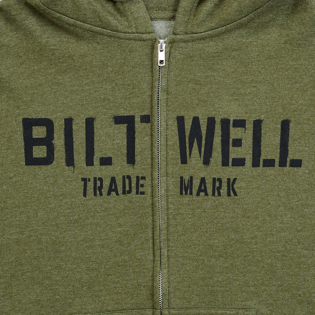 Stencil Zip Hoodie