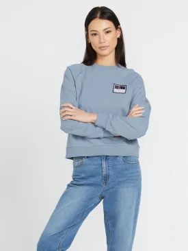 Truly Deal Crew Sweatshirt - Washed Blue