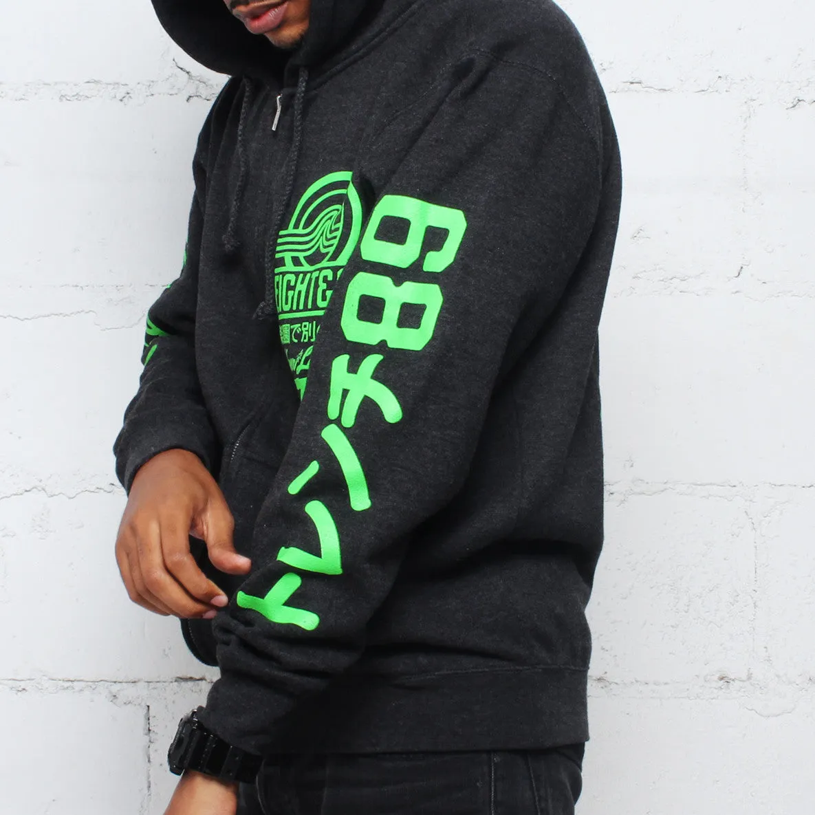Tsunami Zip Up Hoodie Coal
