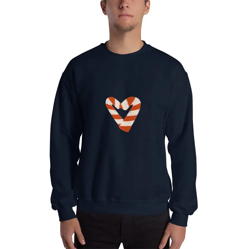 Unisex Holiday Big Heart Sweatshirt