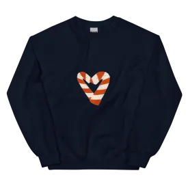 Unisex Holiday Big Heart Sweatshirt