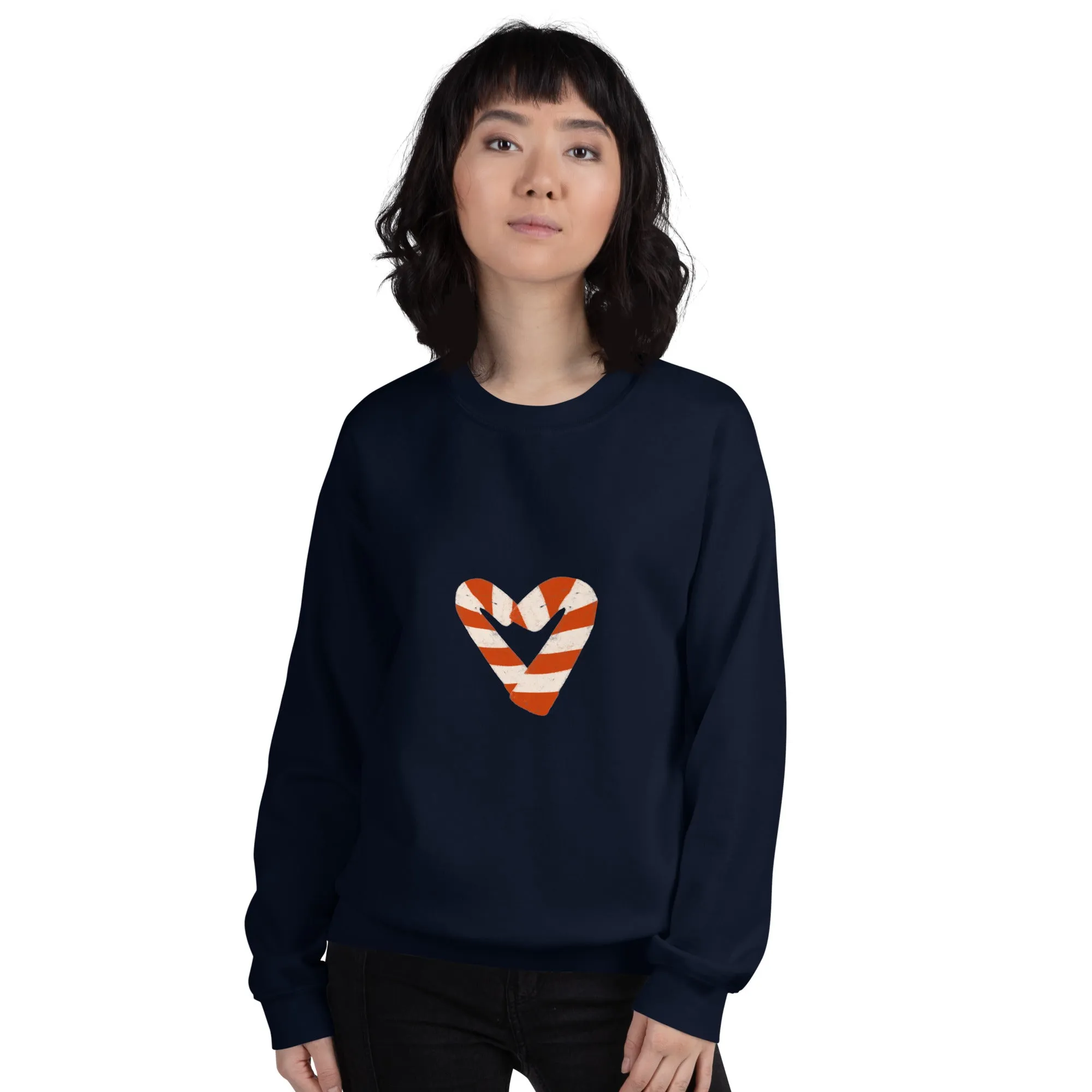 Unisex Holiday Big Heart Sweatshirt