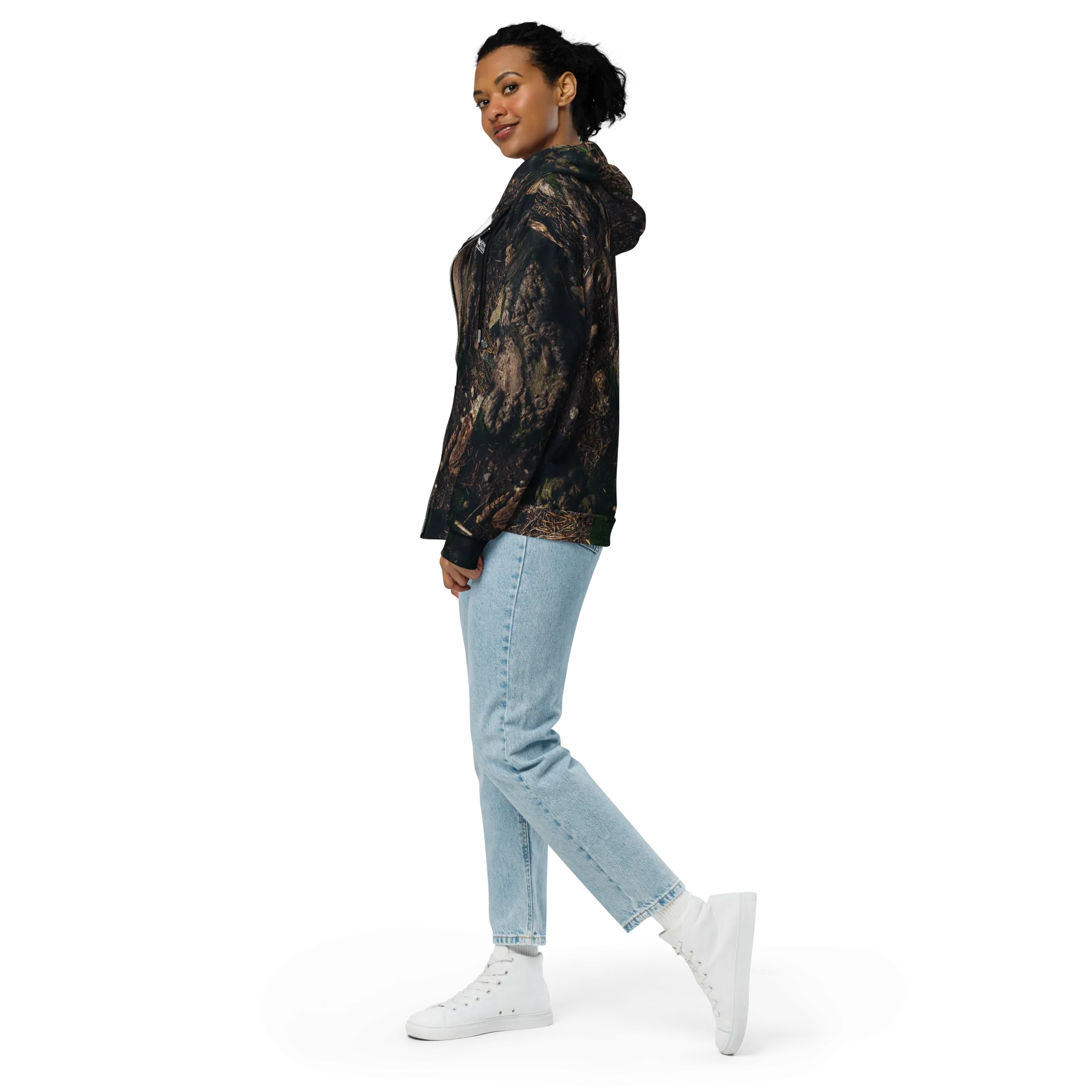 Wetland Forest Stalker Unisex zip hoodie