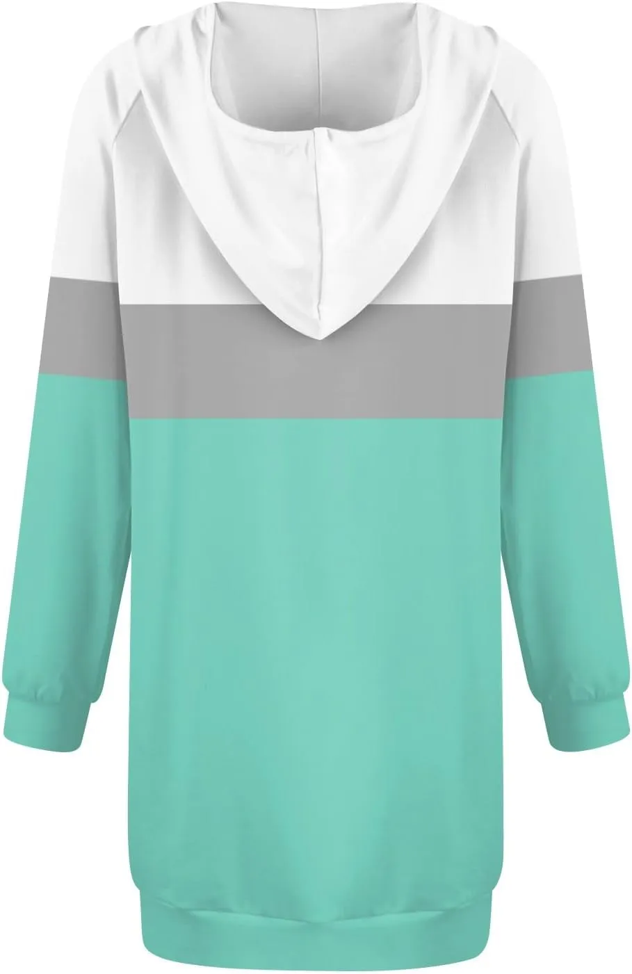 Women's Fall Flower Print Long Sleeve Tops Round Neck Patchwork Sweatshirt Casual Raglan Sleeve Hooded Dress 2024